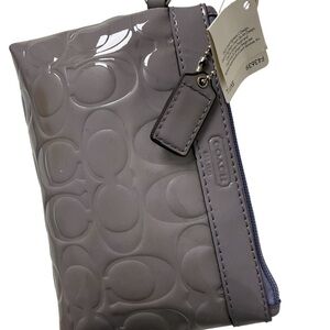 Coach Glossy Lavender Wristlet